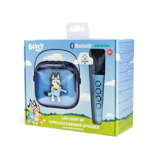 Altavoz y Micro Karaoke LED Bluey