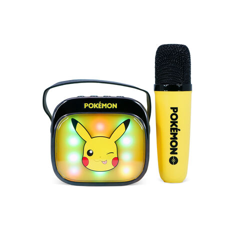Altavoz y Micro Karaoke LED Pikachu Pokemon