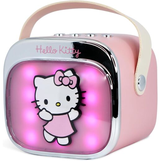Altavoz y Micro Karaoke LED Hello Kitty