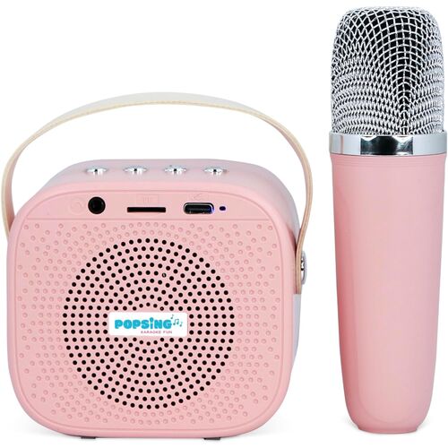 Altavoz y Micro Karaoke LED Hello Kitty