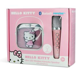 Altavoz y Micro Karaoke LED Hello Kitty