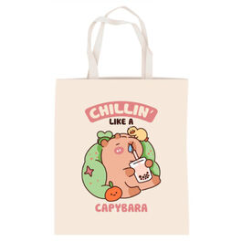 Capybara Chillin shopping bag