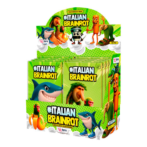 Sobre cartas coleccionables Italian Brainrot surtido