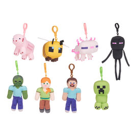 Llavero peluche Minecraft 12cm surtido