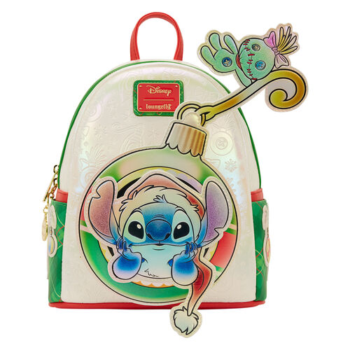 Mochila Holiday Stitch Disney Loungefly 26cm