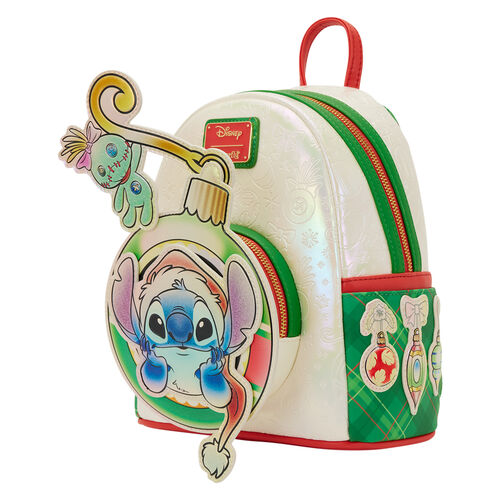 Mochila Holiday Stitch Disney Loungefly 26cm
