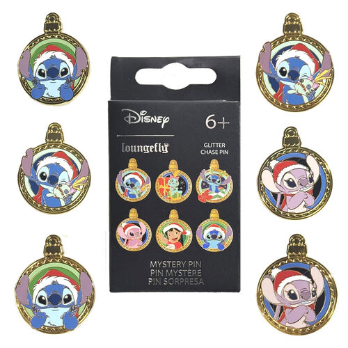 Blind Box Mystery Enamel Pin Holiday Stitch Disney Loungefly surtido