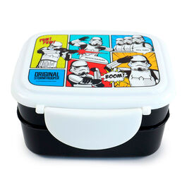 Star Wars Imperial Stormtrooper lunch box + cutlery