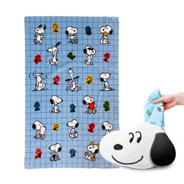 Peanuts Snoopy & Woodstock 2-in-1 pillow and travel blanket