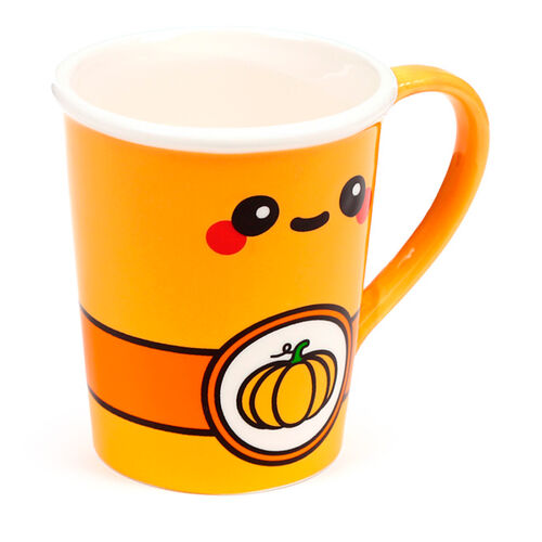 Taza con tapa de Calabaza Foodiemals Latte 325ml