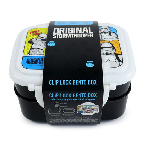 Star Wars Imperial Stormtrooper lunch box + cutlery