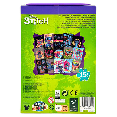 Disney Stitch scratching set