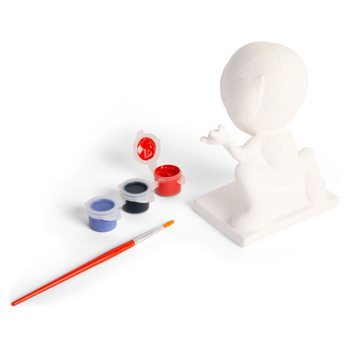 Figura yeso para pintar Spiderman Marvel