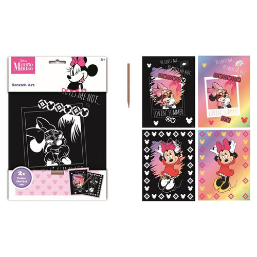 Disney Minnie scratching set