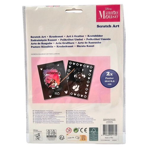 Disney Minnie scratching set