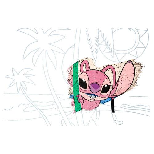 Disney Stitch scratching set