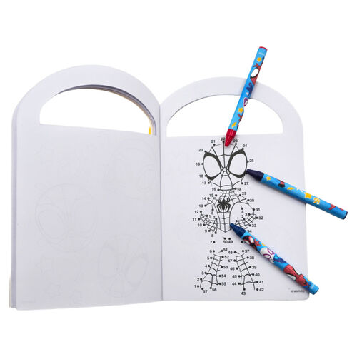 Set actividades y colorear Spiderman Marvel surtido