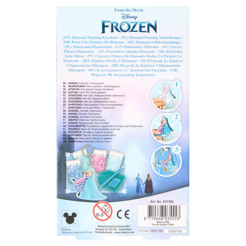 Llavero diamantes Frozen Disney