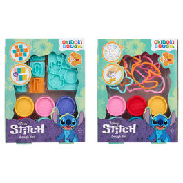Disney Stitch assorted pack of 6 mini pots of modelling clay + moulds