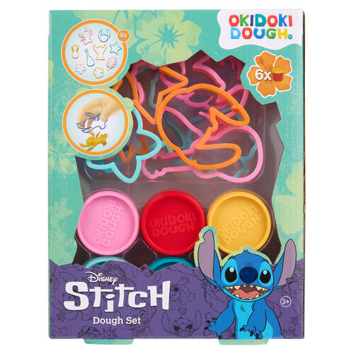 Disney Stitch assorted pack of 6 mini pots of modelling clay + moulds