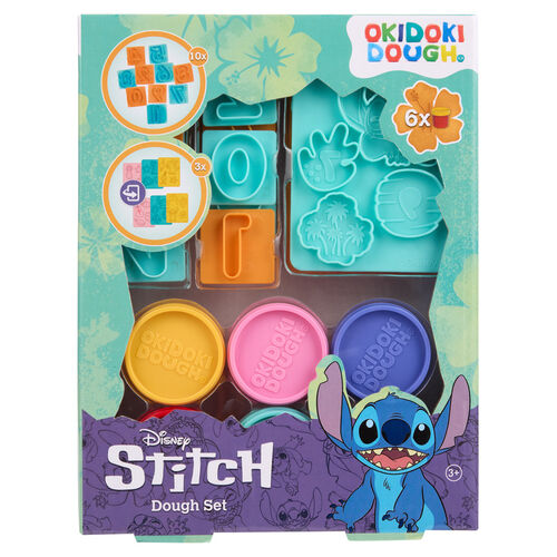 Disney Stitch assorted pack of 6 mini pots of modelling clay + moulds