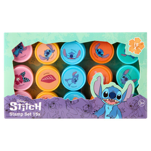 Disney Stitch pack 15 stamps