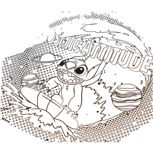 Disney Stitch Magic water painting book