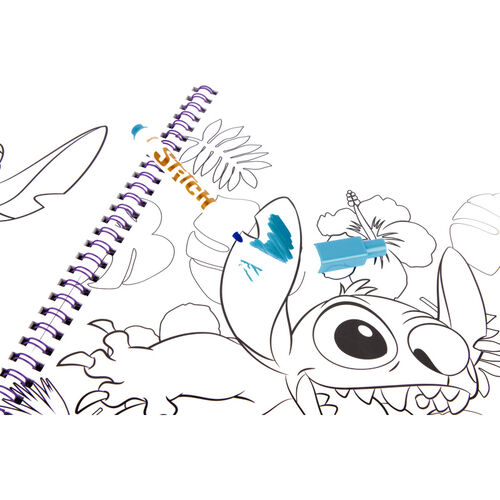Disney Stitch Magic water painting book