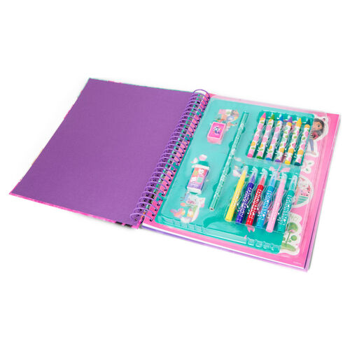 Libro dibujo y actividades La Casa de Muñecas de Gabby