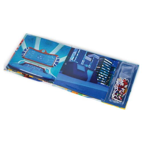 Libro magnetico + sticker Spiderman Marvel