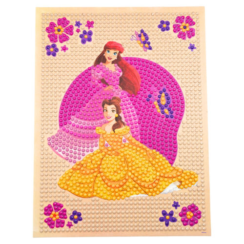 Pinta con diamantes Princesas Disney