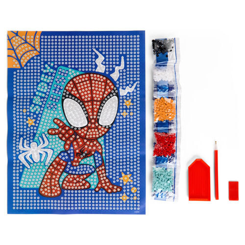 Pinta con diamantes Spiderman Marvel