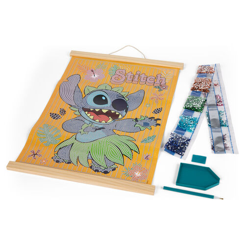 Disney Stitch Wooden frame with diamond painting