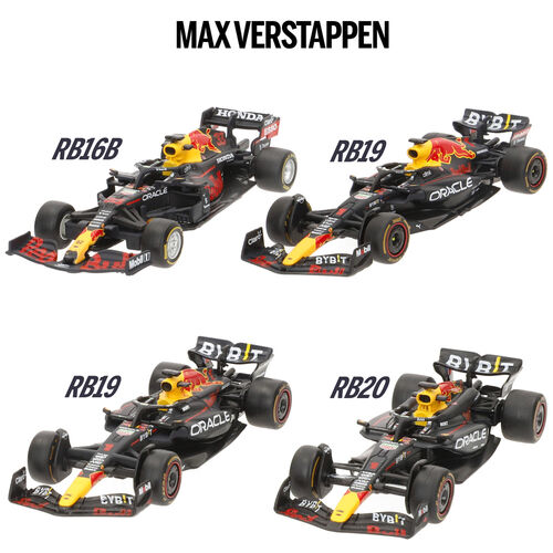F1 Red Bull Championships metal pack 4 cars