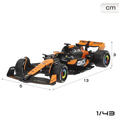Mclaren MCL38 F1 2024 metal pack 2 cars