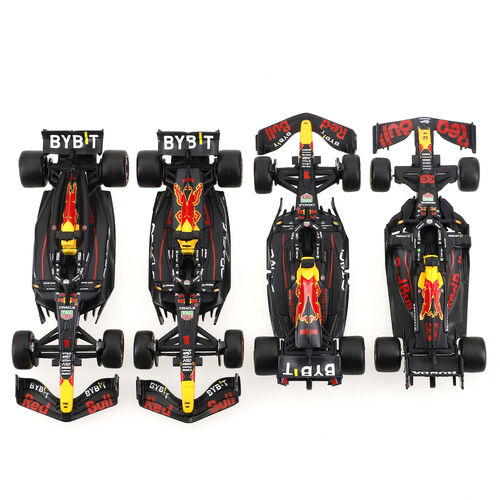 F1 Red Bull Championships metal pack 4 cars