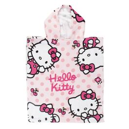 Poncho toalla Hello Kitty microfibra