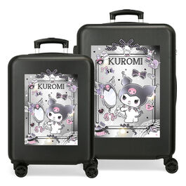 Set 2 maletas trolley ABS Dream Closer Kuromi Hello Kitty 55-65cm