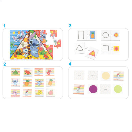 Juego educativo 10 en 1 Stitch Disney