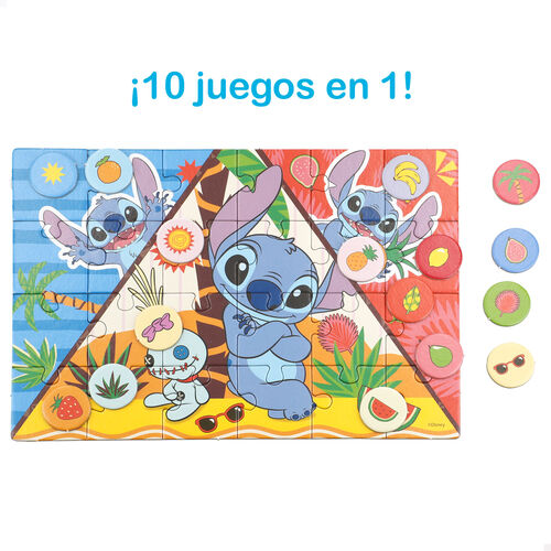 Juego educativo 10 en 1 Stitch Disney