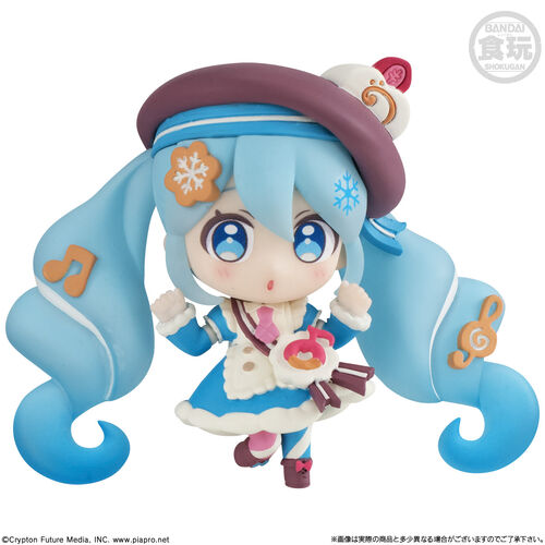 Figura sorpresa Snow Miku Hatsune Miku 5cm surtido
