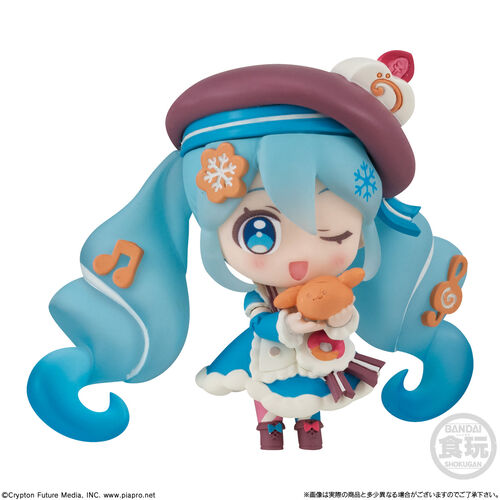 Figura sorpresa Snow Miku Hatsune Miku 5cm surtido