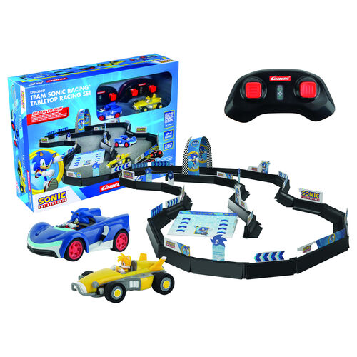 Set Mini radio control Sonic & Tail + pista Sonic the Hedgehog