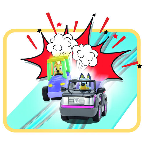 Circuito carreras Bluey & Bingo Let's Go Bluey