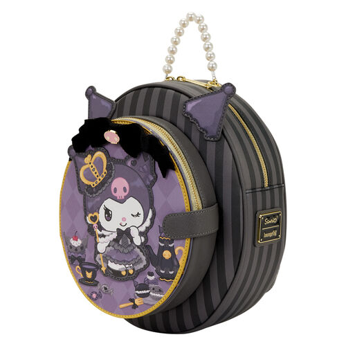 Mochila 20th Anniversary Kuromi Hello Kitty Loungefly 28cm