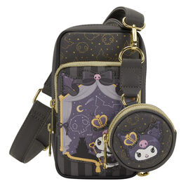 Bolso bandolera + Monedero 20th Anniversary Kuromi Hello Kitty Loungefly