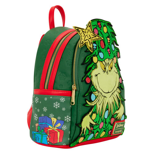 Mochila Dr. Seuss Holiday El Grinch Loungefly 26cm