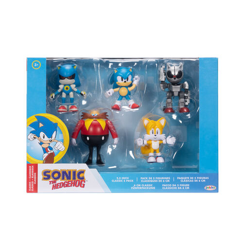 Sonic The Hedgehog pack 5 figures 6cm