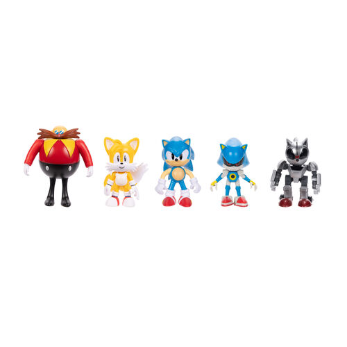Sonic The Hedgehog pack 5 figures 6cm