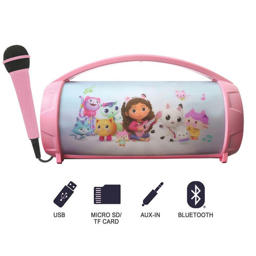Gabbys Dollhouse Illuminated Bluetooth Speaker + Microphone
